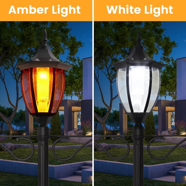 Outdoor led lamp post discount