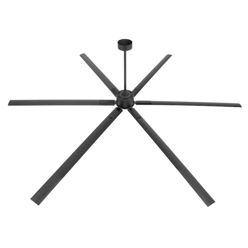 120" Indsutrial Extra Larger HVLS Commercial Ceiling Fan with Remote and Aluminum Blades