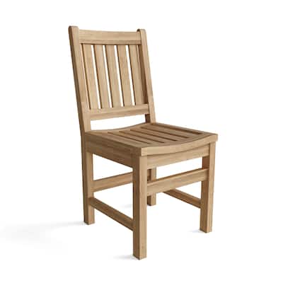 Sonoma Teak Outdoor Dining Chair - N/A