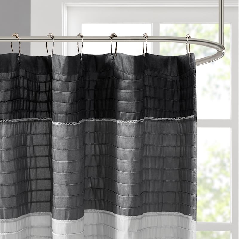 Faux Silk Classic Shower Curtain