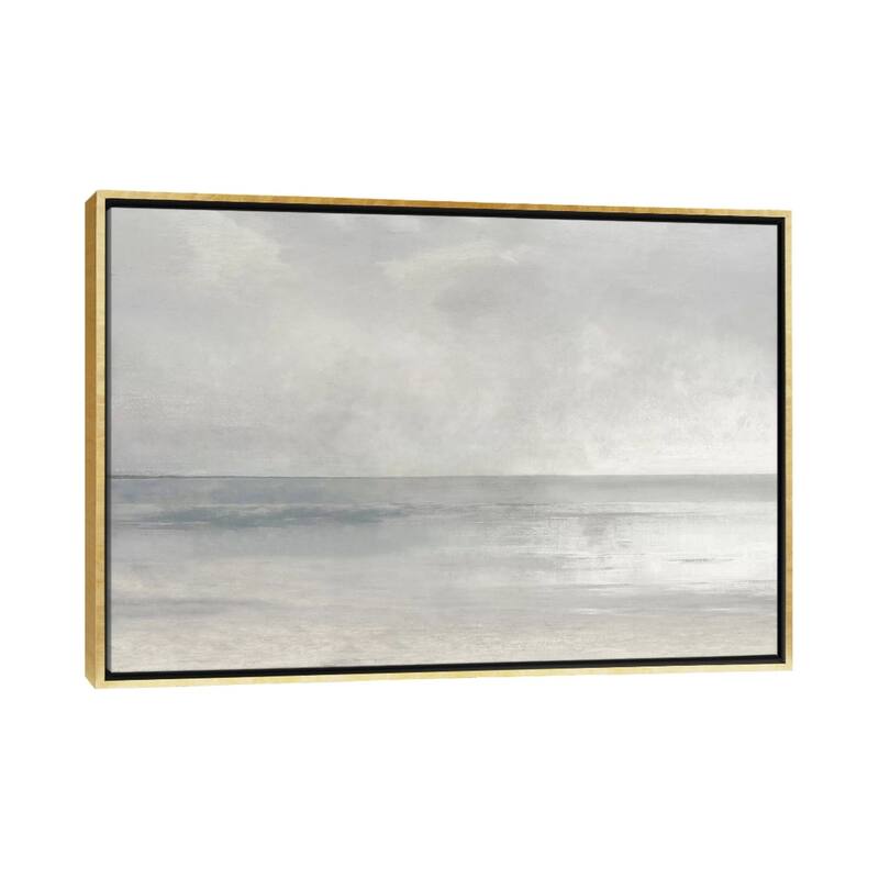 iCanvas "Pastel Seascape II" by Christy McKee Framed Canvas Print - Gold - 26x40