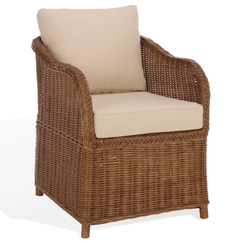 SAFAVIEH Couture Nikolina Rattan Accent Chair - 24"W x 27"D x 30"H