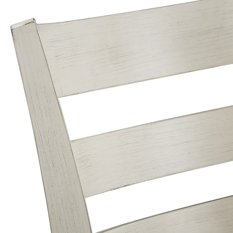 Verona Ladder Back Swivel Counter Height Stool by iNSPIRE Q Classic