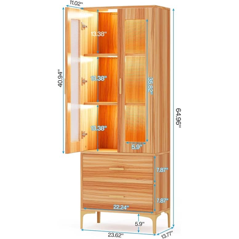 Freestanding Storage Cabinet for Living Room