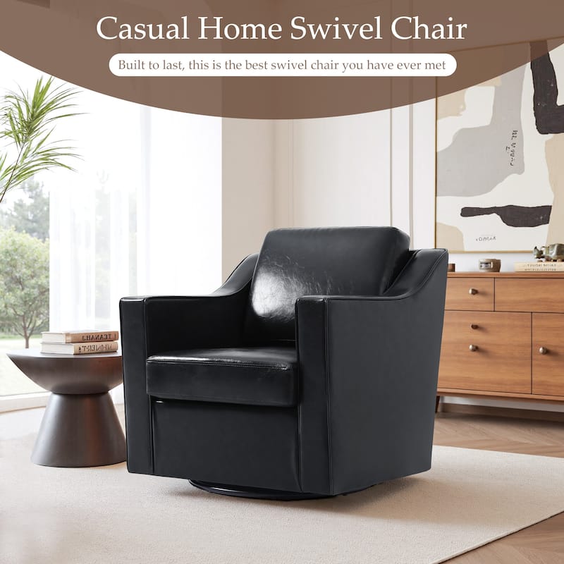 2 Set Modern Swivel Accent Arm Chair For Living Room