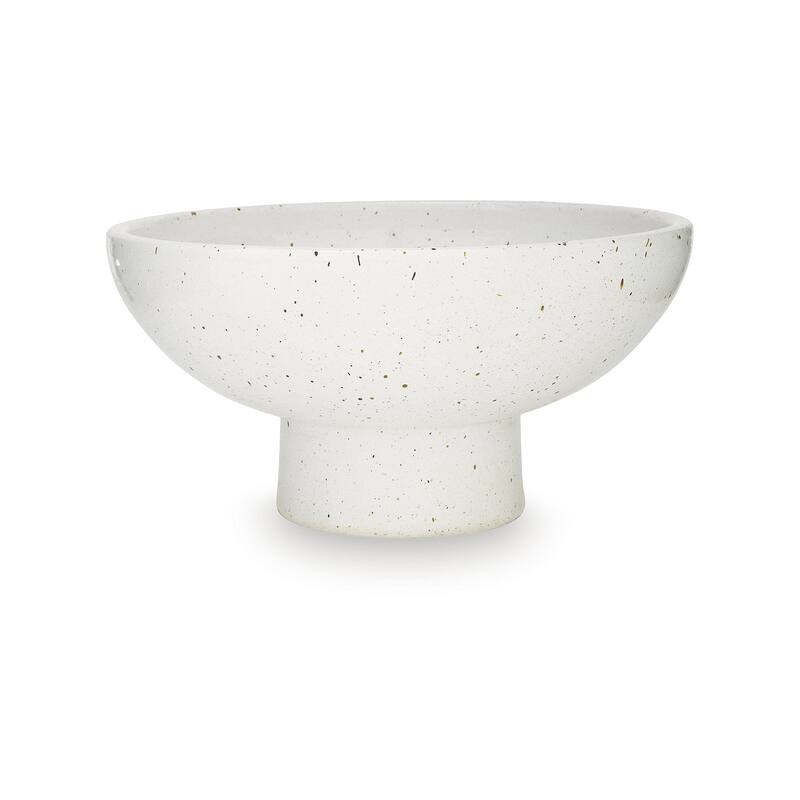 Signature Design by Ashley Dallinworth White/Black Bowl - 15" W x 15" D x 7" H