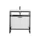 Option Glossy White Storage Cabinet