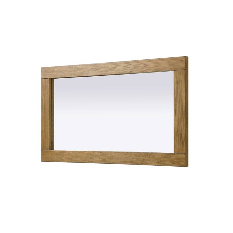 Solene Wooden Rectangle Mirror