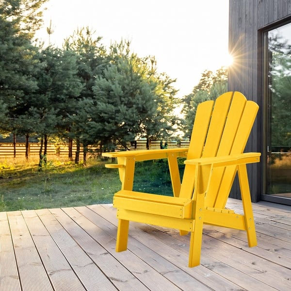 Chair Ergonomic Adams Realcomfort Adirondack Chair Yellow Patio