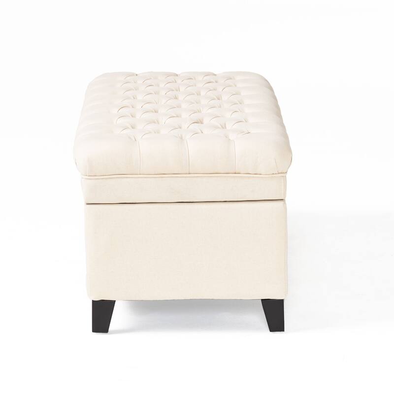 Hastings Tufted Storage Ottoman Bench by Christopher Knight Home