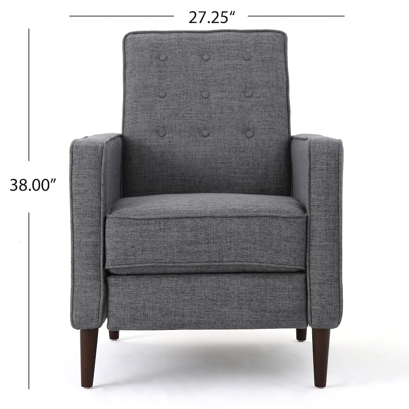 Mervynn Mid-century Tufted Recliners (Set of 2) by Christopher Knight Home