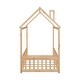 preview thumbnail 5 of 11, Kids and Baby Twin Size House Bed Platform Bed with Guardrails and Slats