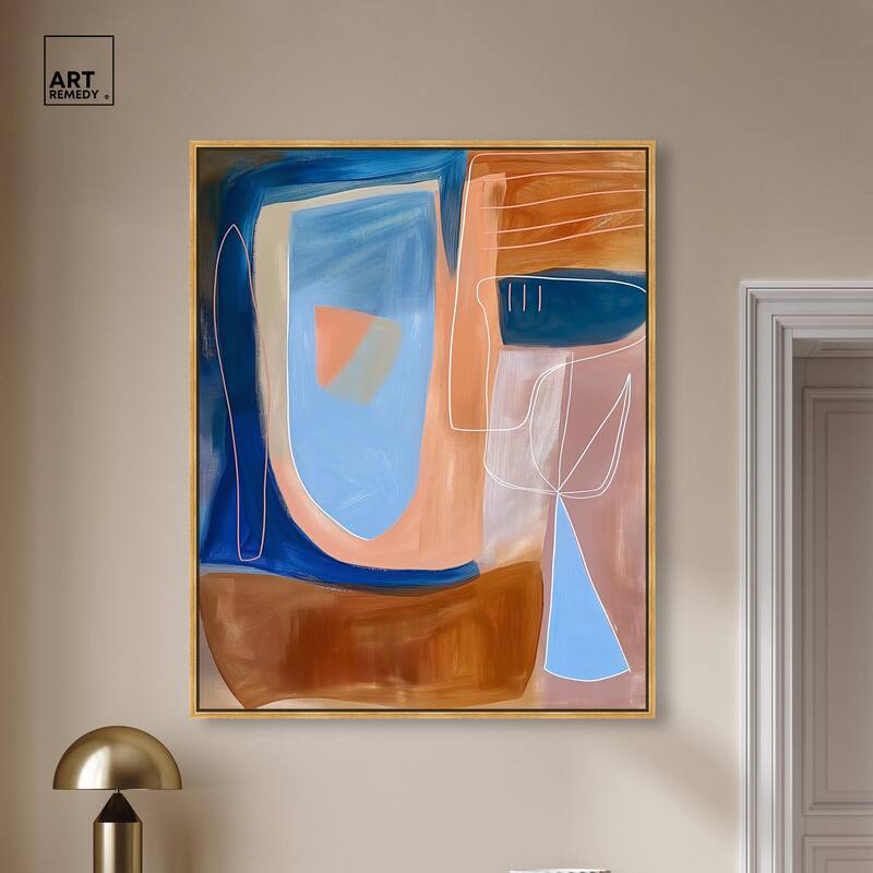 An Abstract Oil II Canvas by Art Remedy