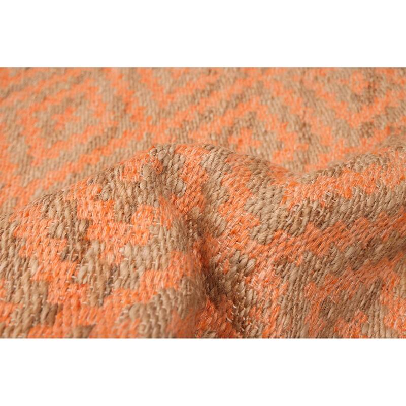 ECARPETGALLERY Flat-Weave Palas Denizli Coral Kilim - 5'3 x 7'4