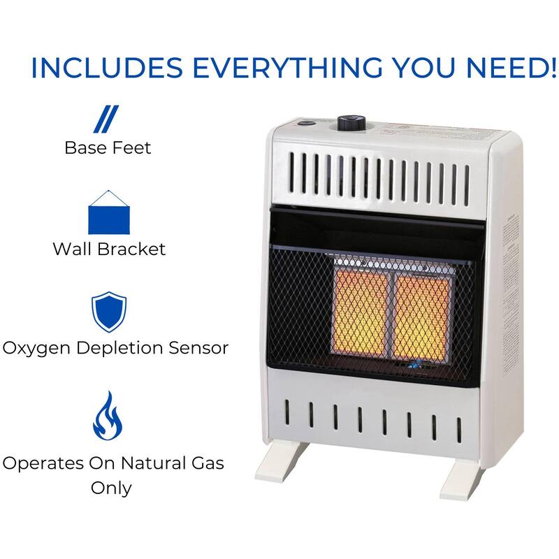 Duluth Forge MN100TPA-B 10,000 BTU Natural Gas Portable Heater with