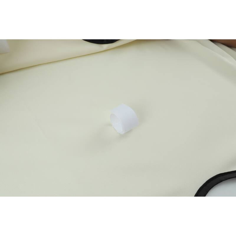 Anmytek 10x10 Ft Double Tiered Gazebo Replacement Canopy Beige 300D Polyester with PA Coating UV Protection Water Resistant Hook