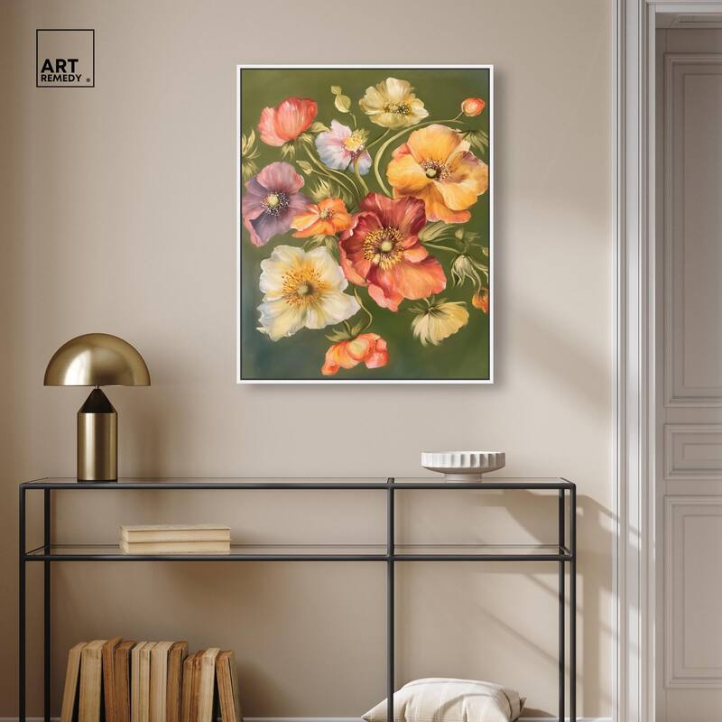 Twilight Tulips I Canvas by Art Remedy