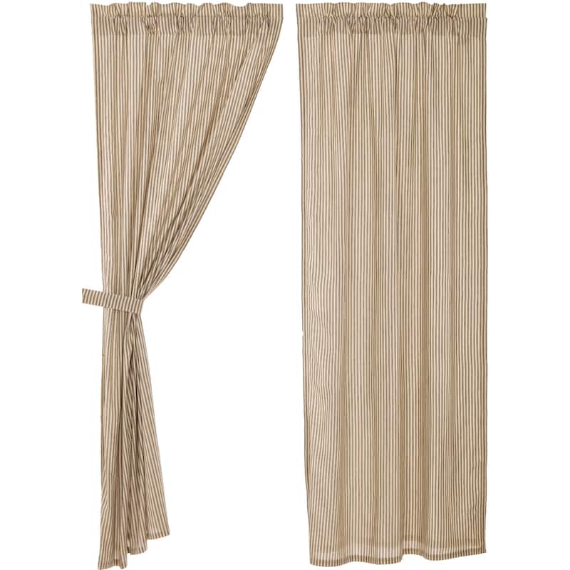 Sawyer Mill Ticking Stripe Panel Set - Panel 84x40