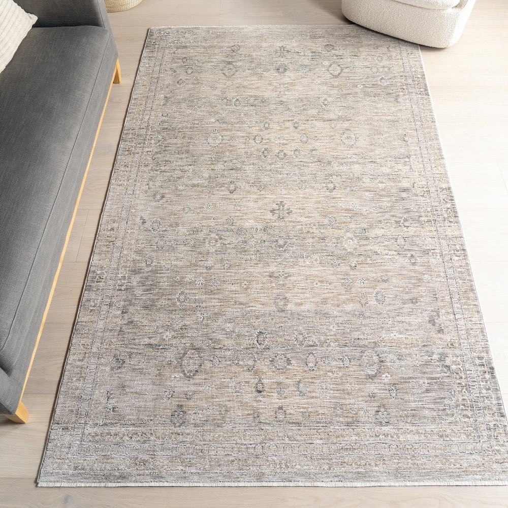 Nuloom Ginebra Medallion Fringe Area Rug