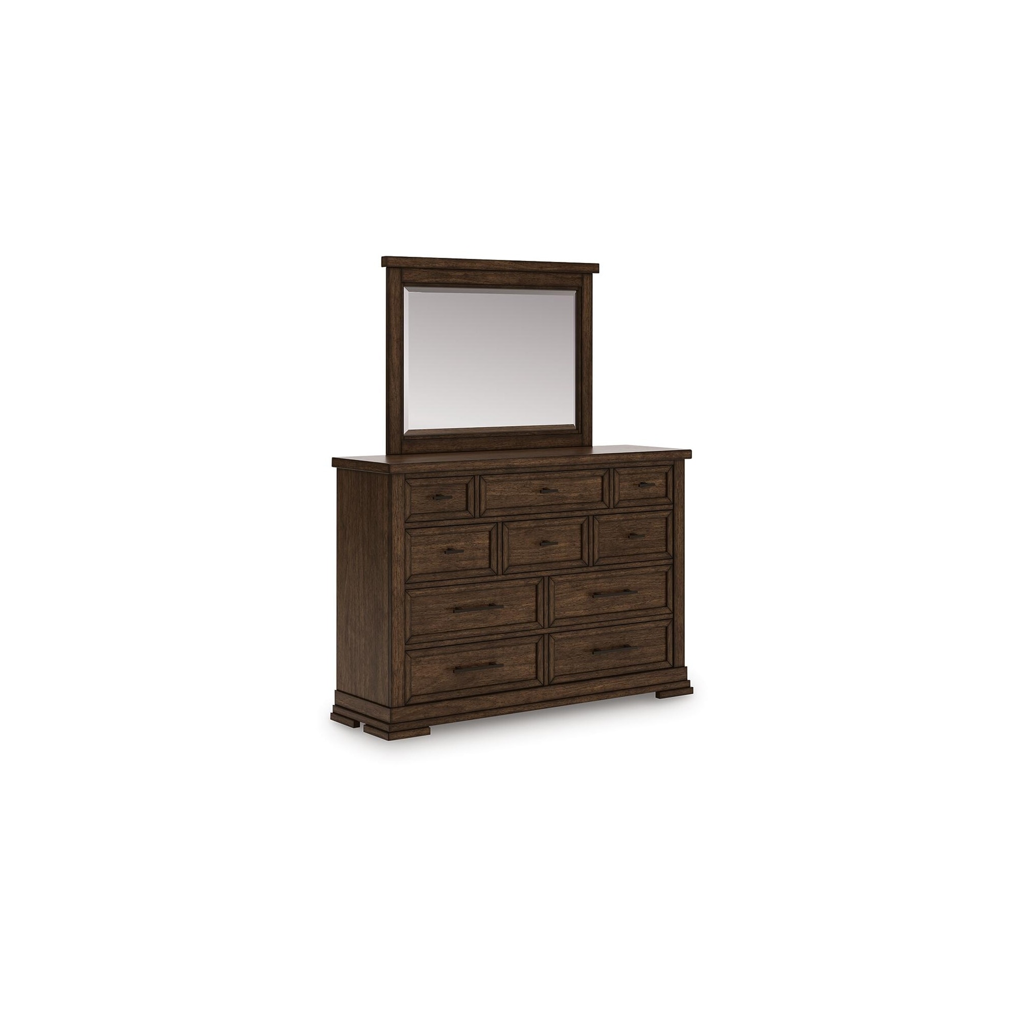 Signature Design by Ashley Taffenbrook Medium Brown Dresser and Mirror