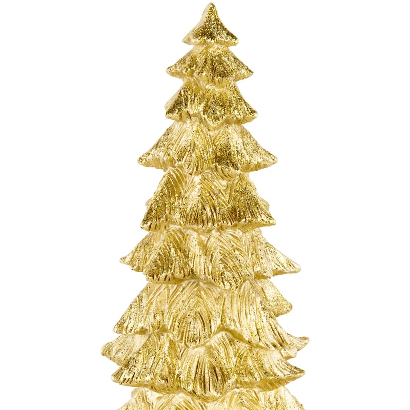 Metallic Woodland Tree Christmas Decoration - 12.5"
