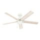 preview thumbnail 13 of 16, Hunter Erling Ceiling Fan with LED Light Kit and Pull Chain - Modern Rustic, Transitional