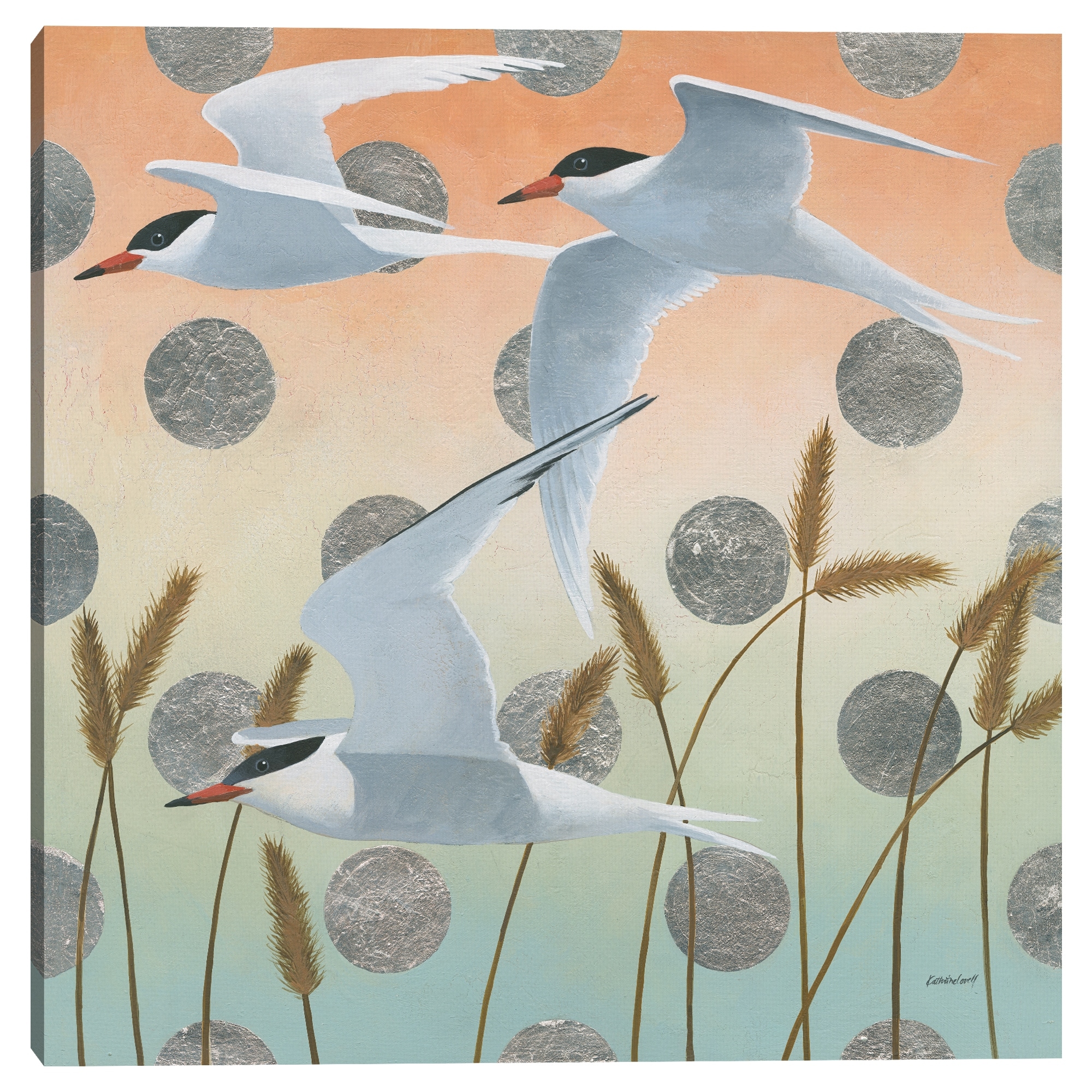 Free as a Bird II Crop by Kathrine Lovell Canvas Art Print