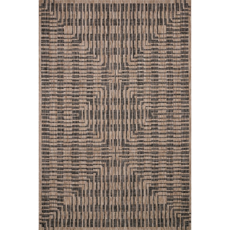 Alexander Home Havannah Abstract 3-D Geometric Indoor/Outdoor Rug