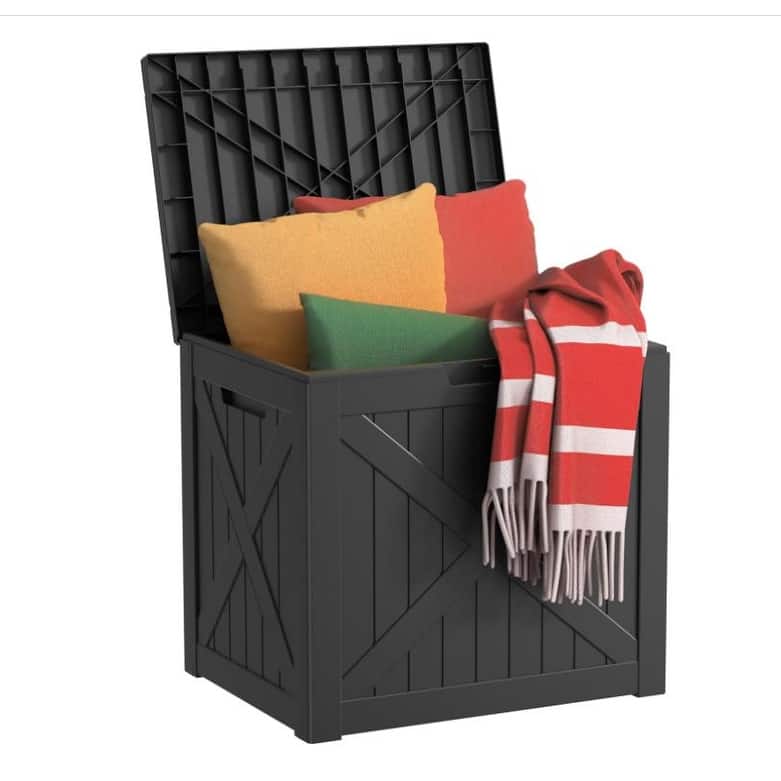Outdoor Patio Storage Resin Lockable Deck Box