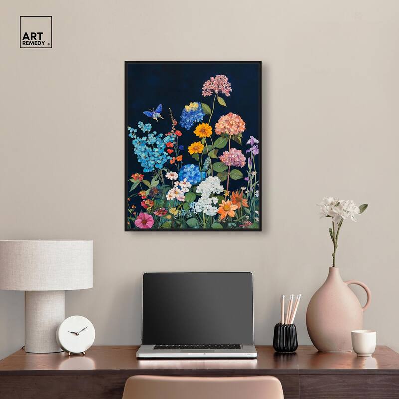 Twilight Blossoms II Canvas by Art Remedy