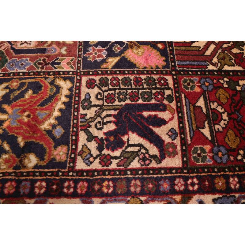 ECARPETGALLERY Hand-knotted Kayseri Dark Red Wool Rug - 4'8 x 7'0