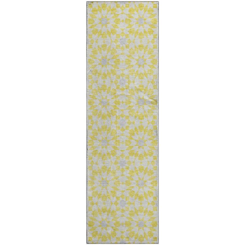 Premium Washable Super Soft Modern Mosaic Mayfield Rug