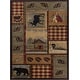 preview thumbnail 2 of 18, Area Rug & Runner - Lodge Cabin Farmhouse Rugs for Living Room Bedroom Dining Room Kitchen 2x3/ 3x8 / 5x7 / 8x10 / 9x12 / Round