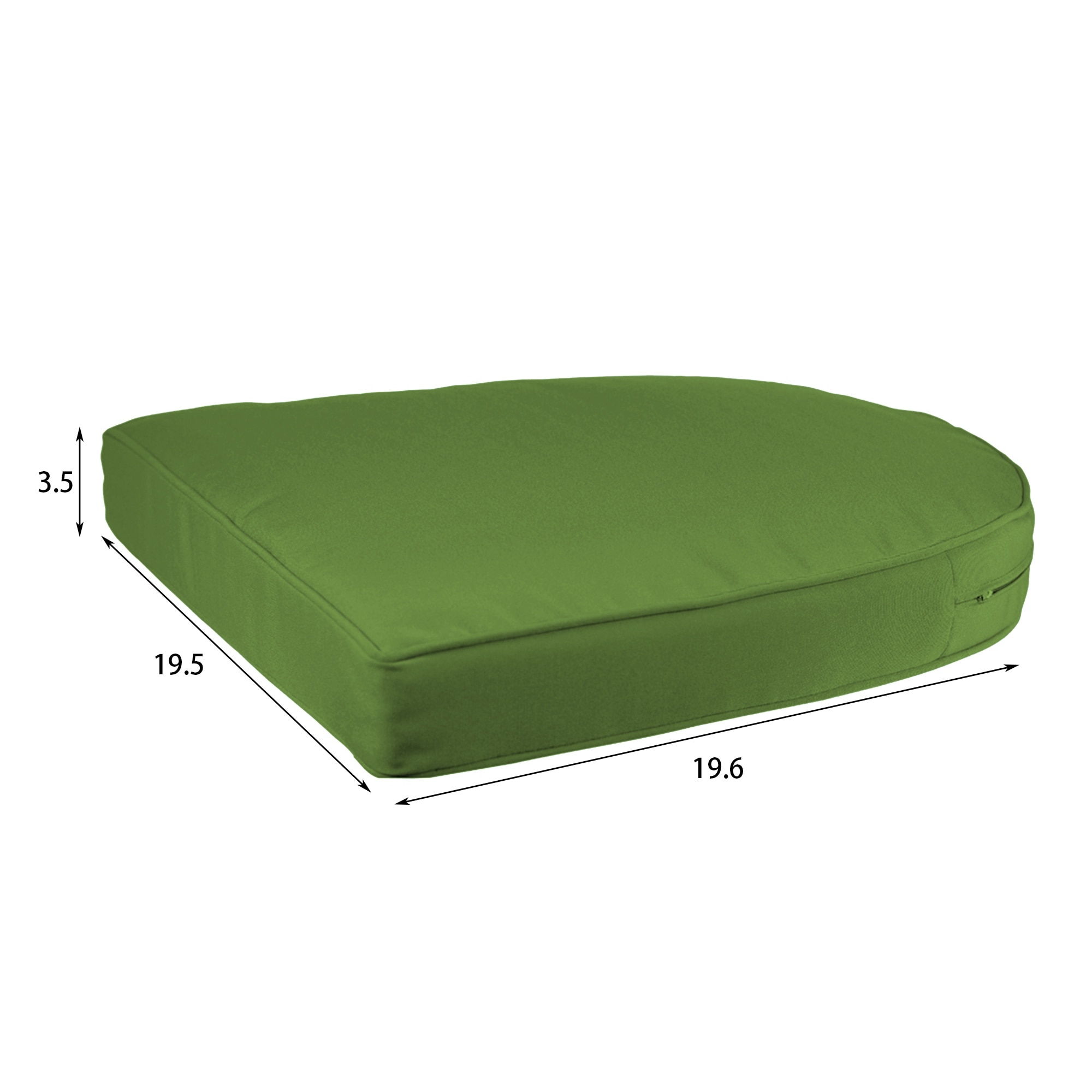 Outdoor 19-inch Curved Patio Chair Seat Cushion - On Sale - Bed
