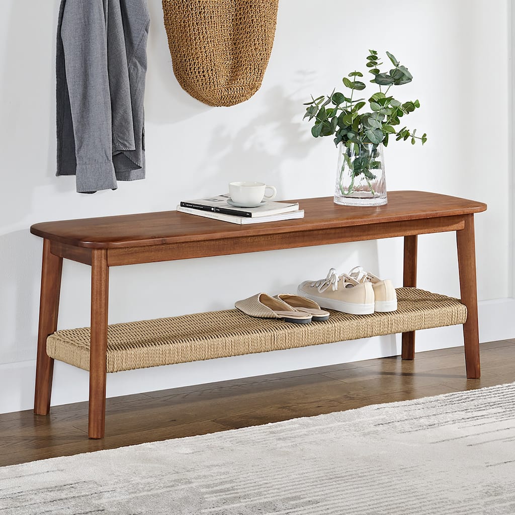 Calais Bench, Warm Chestnut