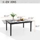 preview thumbnail 10 of 35, Patio Dining Set 9/7 Pieces Outdoor Metal Furniture Set, 8/6 C Spring Motion Chairs and 1 Expandable Table