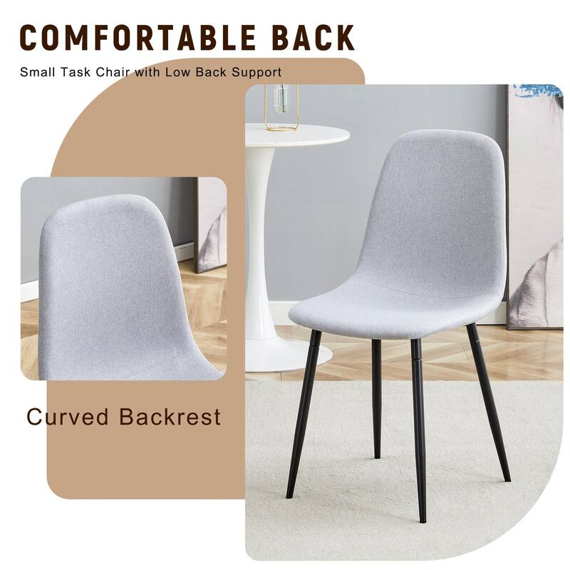 9-Piece Modern Dining Table Set with Storage, 71x35.4 Inch Wood Grain Table & 8 High-Resilience Fabric Chairs