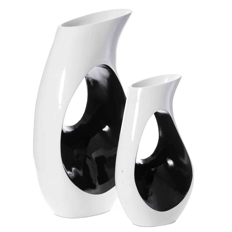 Modern floor vase, White Unique Trumpet Floor Vase, Home Interior Decoration, Modern Floor Vase, Tall Floor Vases