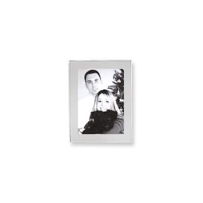 Curata Silver-Plated Lacquer-Coated 4x6 Photo Frame