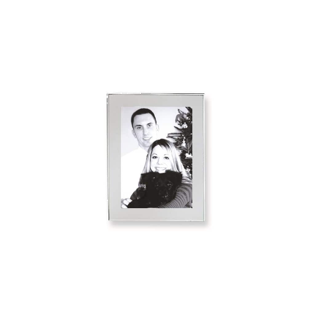 Curata Silver-Plated Lacquer-Coated 4x6 Photo Frame