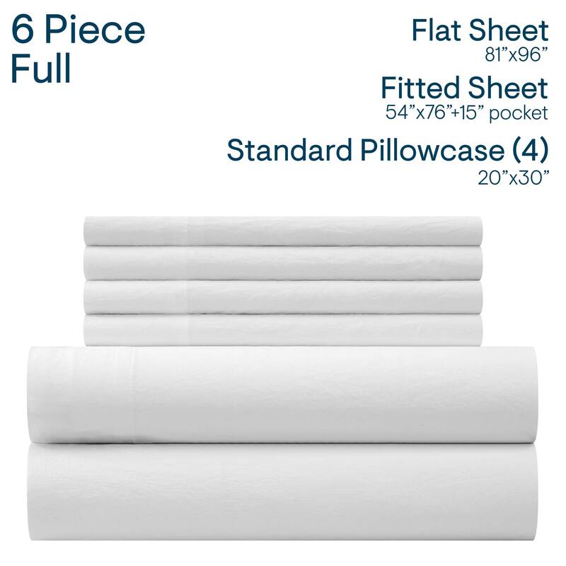 Aeropostale Premium All Season Microfiber White Sheet Set