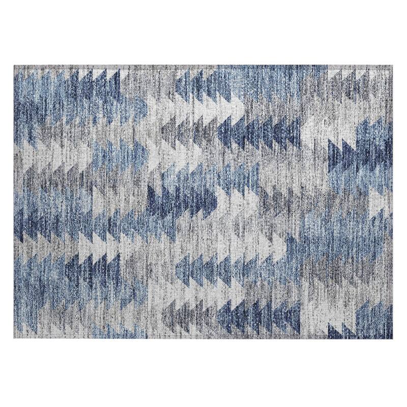 Machine Washable Indoor/ Outdoor Chantille Modern Moroccan Boho Rug