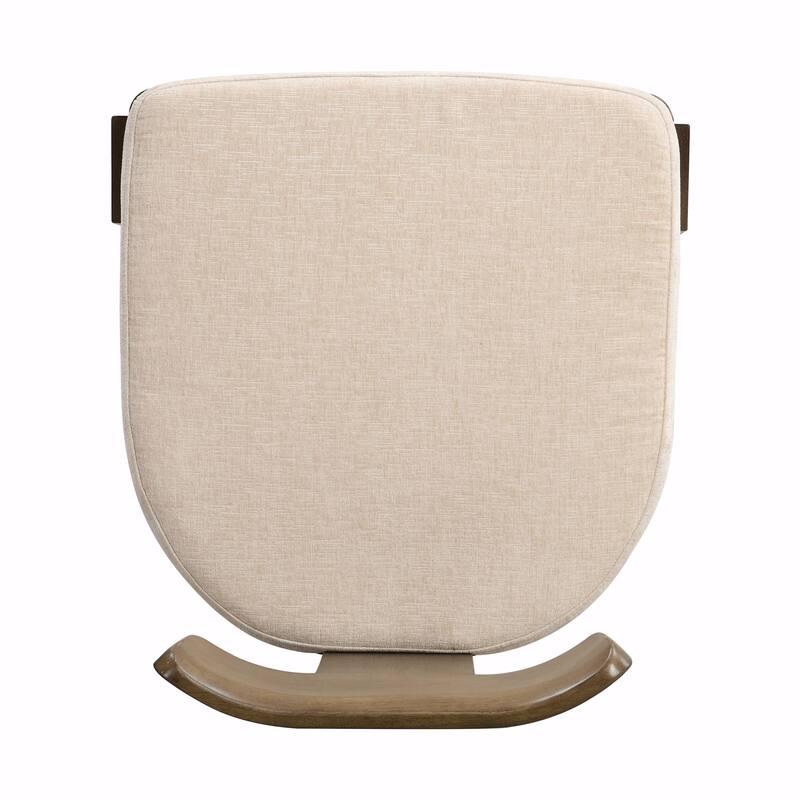 Set of 2 Side Dining Chairs with Rubber Wood Legs