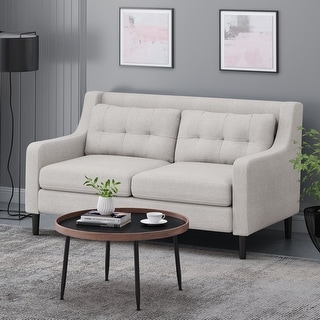 Galene Contemporary Fabric Loveseat by Christopher Knight Home - 58.00" W x 33.50" L x 34.50" H