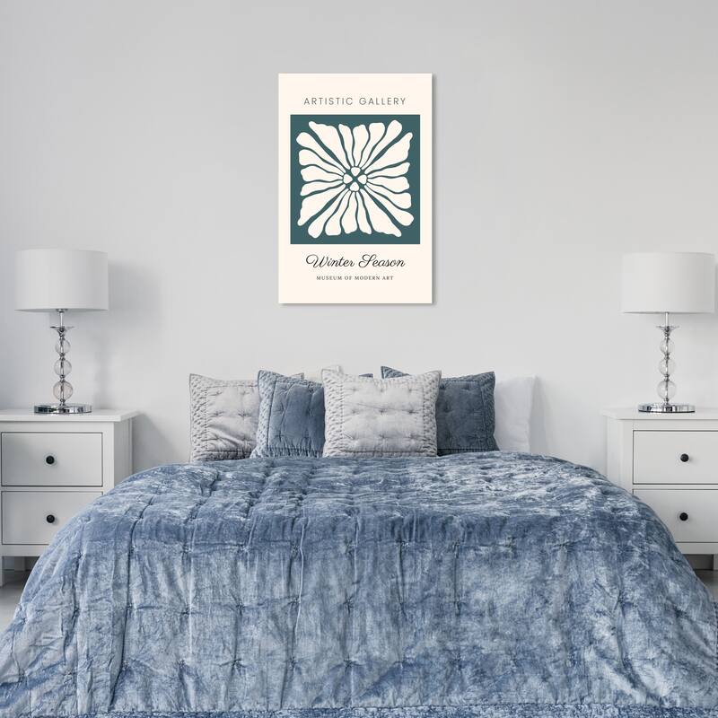 Wynwood Studio Canvas Advertising Artistic Gallery Winter Poster Green Modern & Contemporary Wall Art Canvas Print