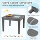 preview thumbnail 2 of 34, Gymax Kids Square Table Indoor Outdoor Heavy-Duty All-Weather Activity