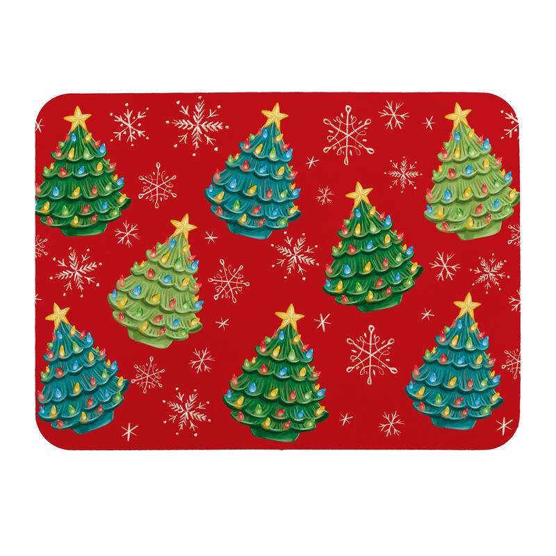 Nostalgia Christmas Tree Drying Mat - 20" x 15"