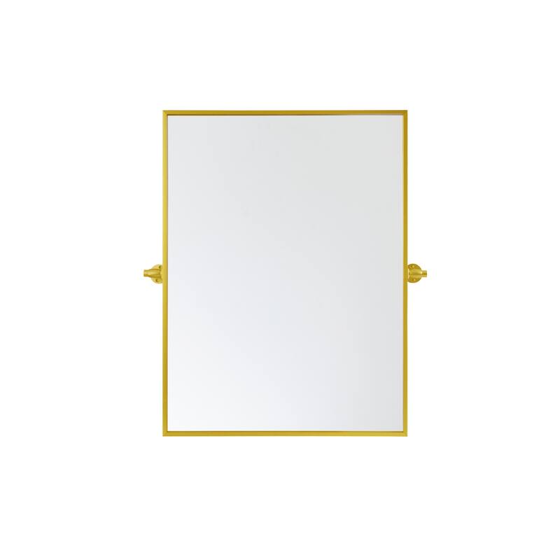 Elegant Lighting MR6E2432 Everly 24" W x 32" H Transitional - Gold