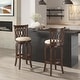 preview thumbnail 2 of 19, Rovinj Scroll Back Swivel Bar Stool