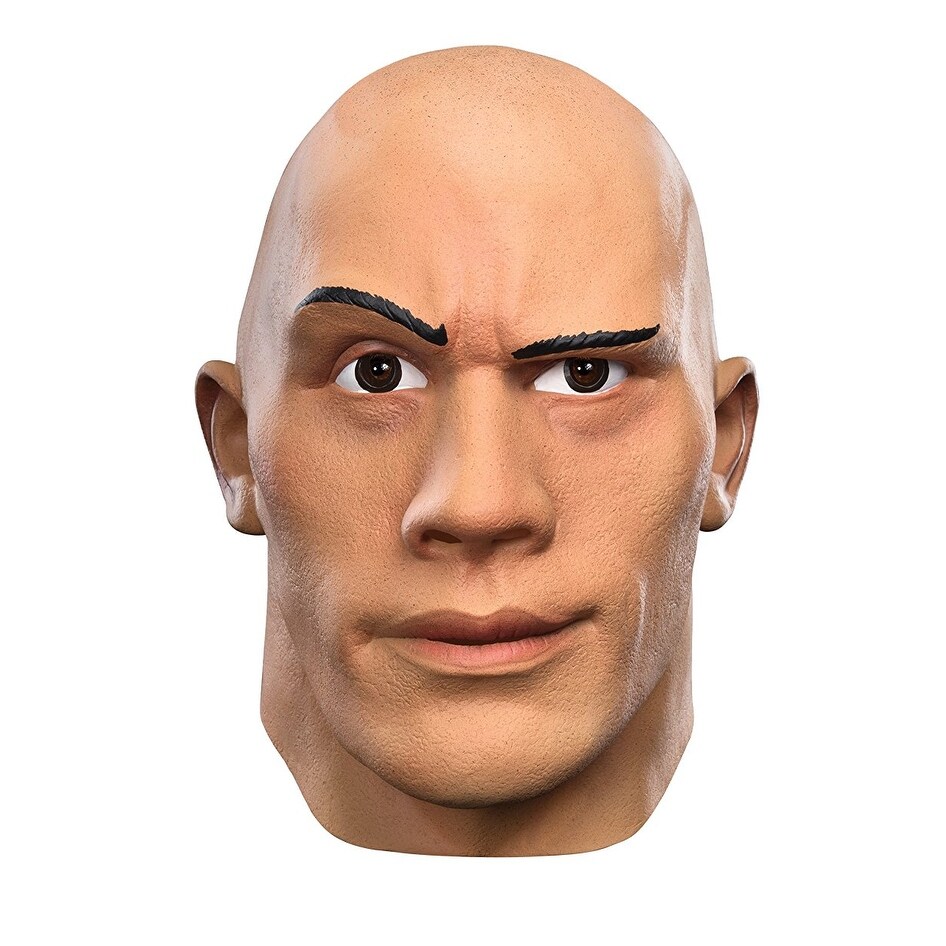 Shop The Rock Deluxe Costume Adult Mask White Overstock 18737544